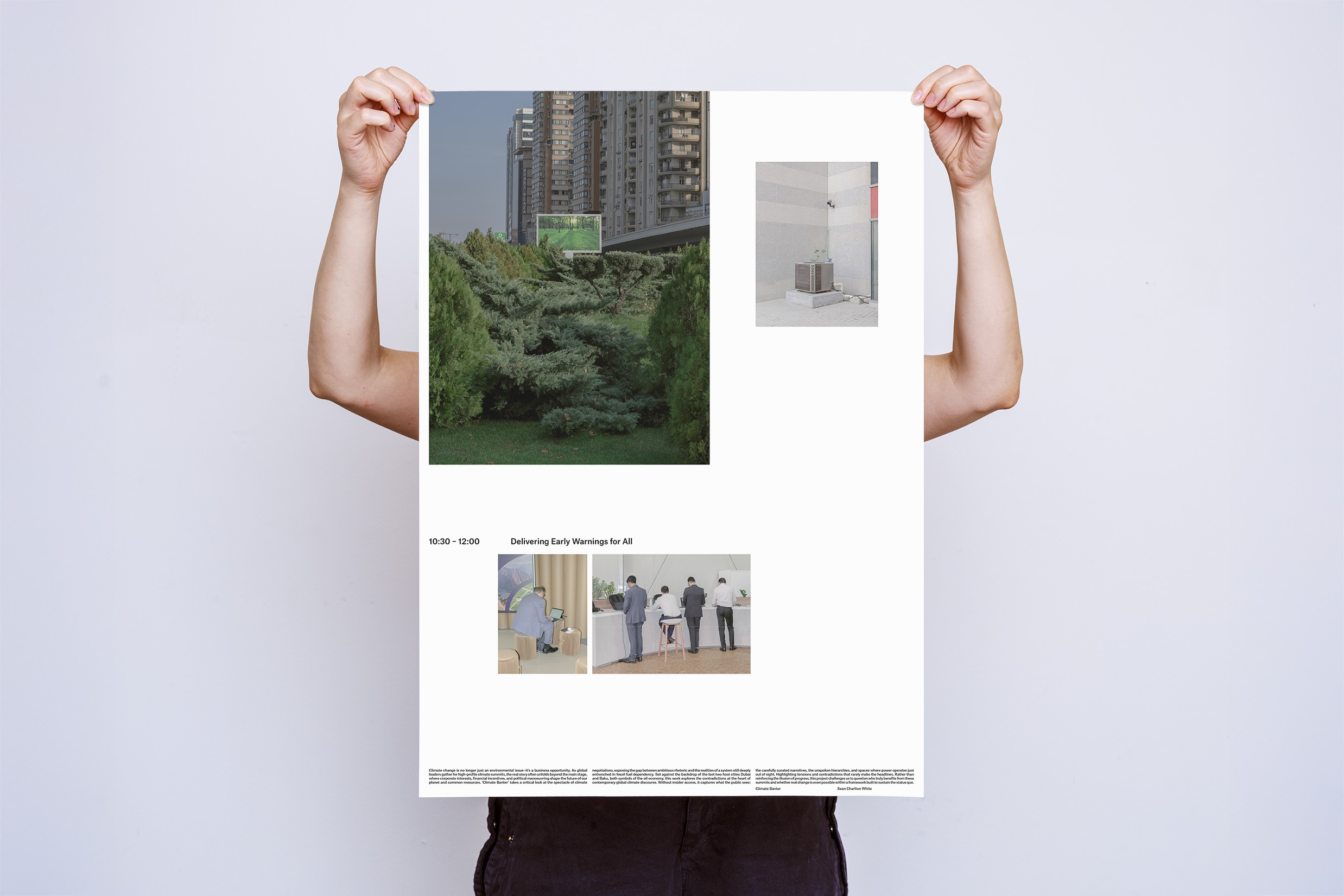 Poster and publication for Climate Banter in collaboration with Sean Charlton White